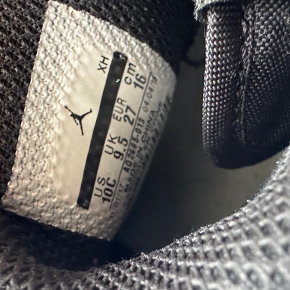 Jordan 1 Retro High Shadow Boy 10c Black and Grey - Picture 6 of 6